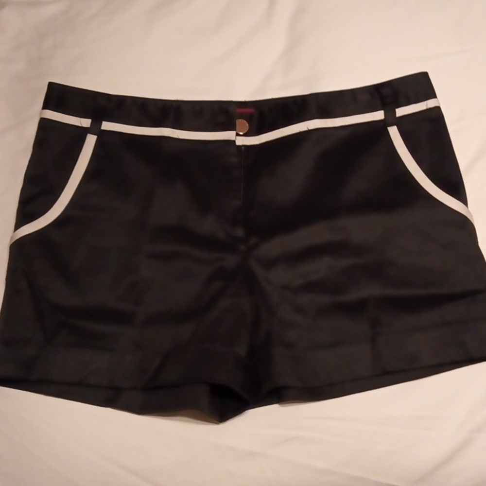 Women's red baker dress short